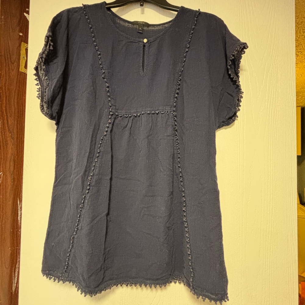Women's Navy Blue Top